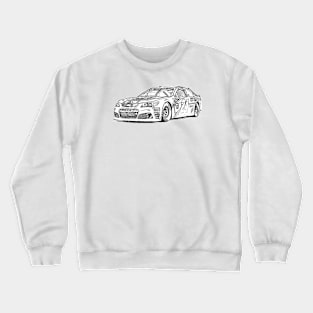 Chevy 24 Super KBB Racing Wireframe Crewneck Sweatshirt